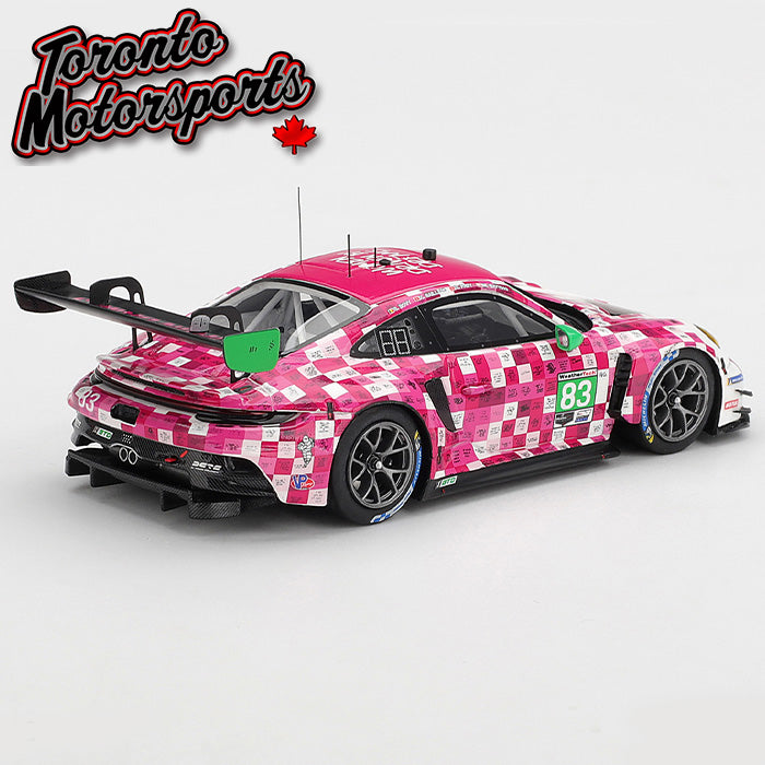 2025 Porsche 911 GT3 R (992) Iron Dames #83 Bovy/Frey/Gaillard/Gatting – IMSA Daytona 24 Hrs 1:43 Scale by TSM #TSM430943