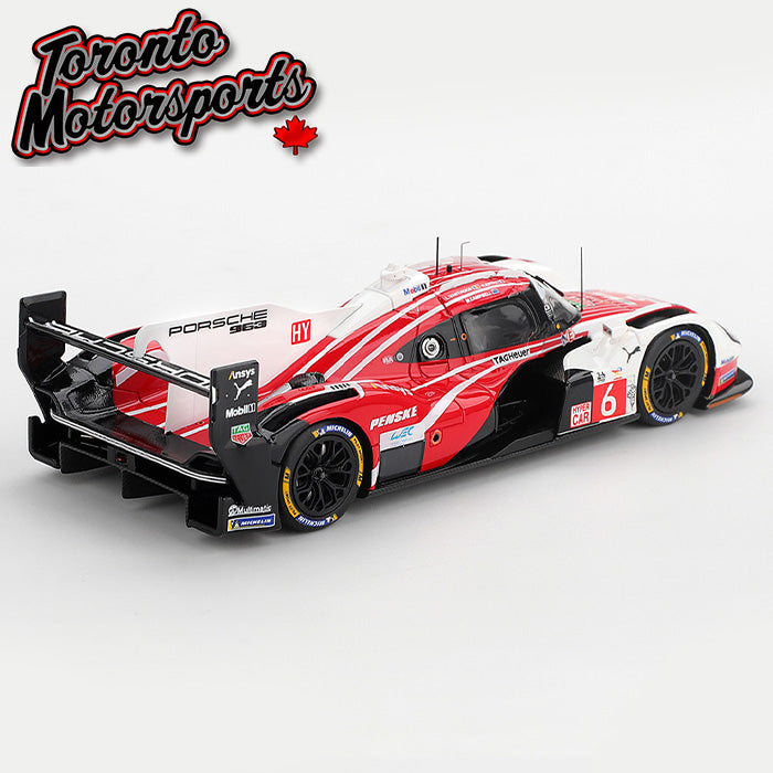 2025 Porsche 963 PORSCHE PENSKE MOTORSPORT #6 Estre/Vanthoor/Campbell – 2nd 24HR Le Mans 1:43 Scale by TSM #TSM430944