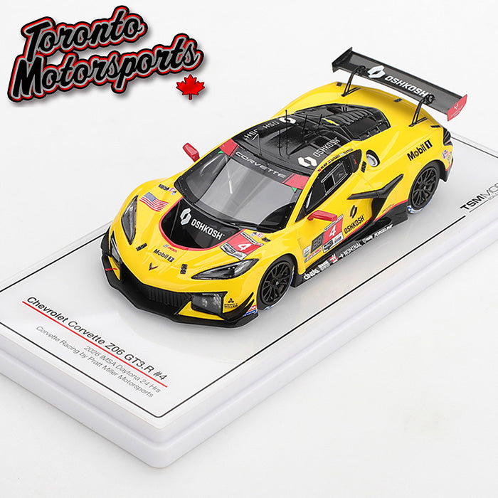2026 Chevrolet Corvette Z06 GT3.R Pratt Miller #4 Catsburg/Milner/Varrone – IMSA Daytona 24 Hrs 1:43 Scale by TSM #TSM430949