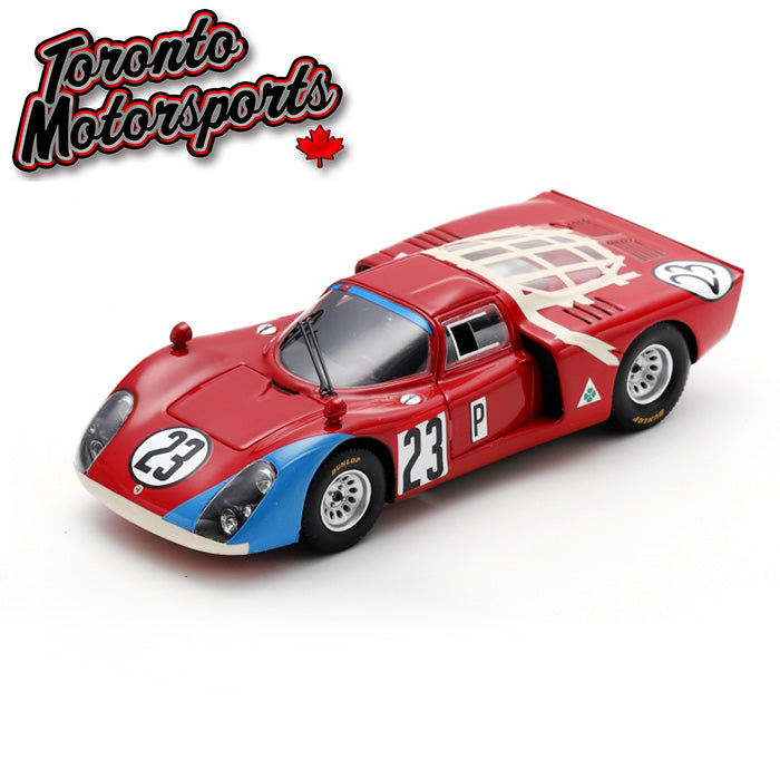 1968 Alfa Romeo T33-2 #23 M. Andretti/L. Bianchi – Daytona 24hr 1:43 Scale by Spark #SPA43US378 (US378)
