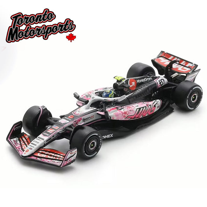 2025 Haas VF-25 MoneyGram #87 Oliver Bearman – Japanese GP 1:64 Scale by Spark #Y440