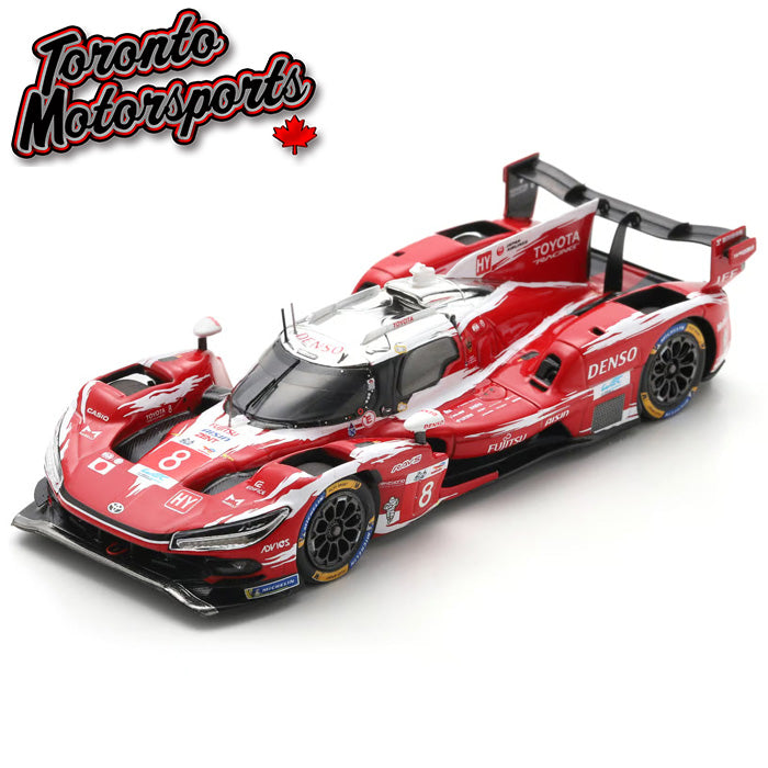 2026 TOYOTA TR010 HYBRID #8 TOYOTA RACING Buemi/Hartley/Hirakawa - 3rd Le Mans 24Hr 1:43 Scale by Spark #S8386