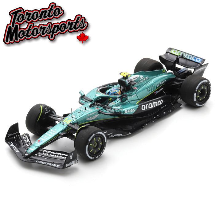 2025 Aston Martin Aramco AMR25 F1 #14 Fernando Alonso - Hungarian GP 1:43 Scale by Spark #S9639