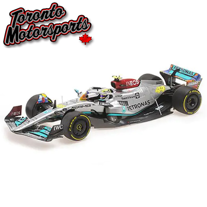 2022 Mercedes-AMG W13 #44 Lewis Hamilton – MIAMI GP 1:18 Scale by