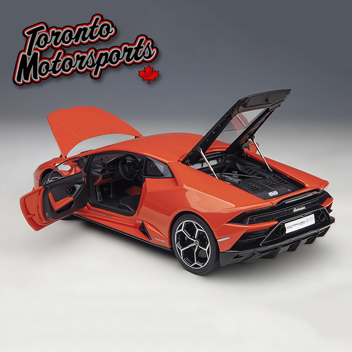 LAMBORGHINI HURACAN EVO (ARANCIO XANTO) 1:18 Scale by AutoArt #79214 -  Toronto Motorsports