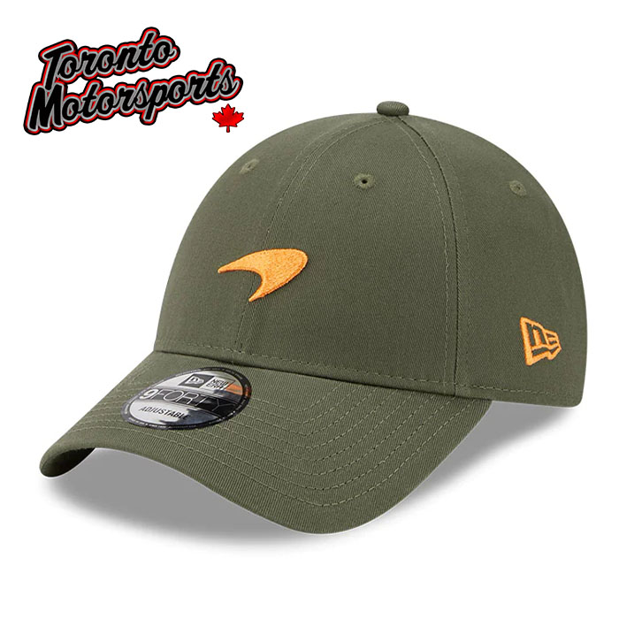 McLaren Racing Logo New Era 9Forty Clothstrap Cap (Olive) #MCL